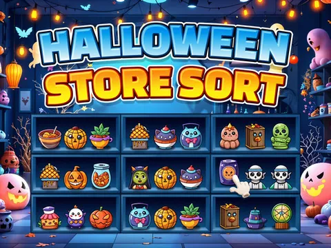 Play Halloween Store Sort - Free Online Halloween