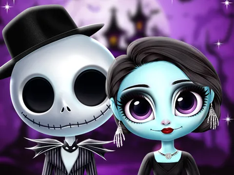 Play Nightmare Couple Halloween Party - Free Online Halloween