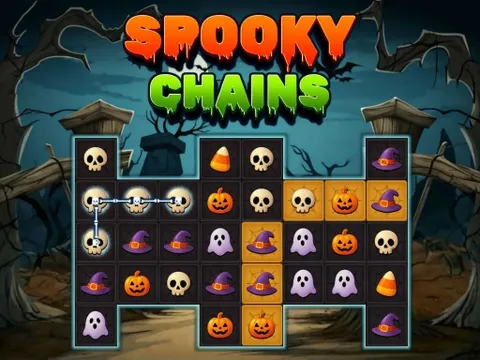 Play Spooky Chains - Free Online Halloween