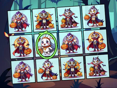 Play Spot The Unique Halloween - Free Online Halloween